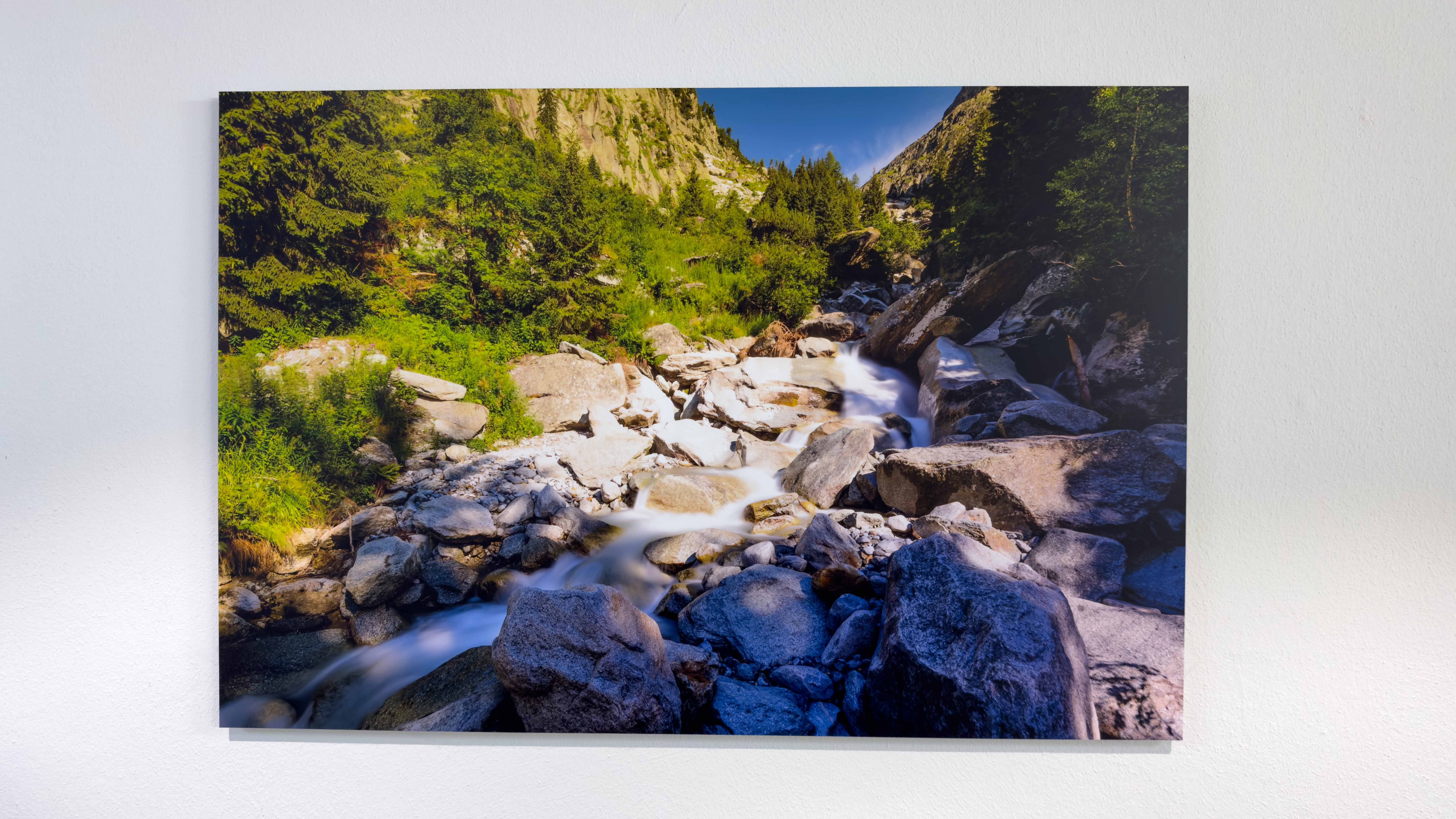 Wildbach goescheneralp alu dibond 90x60
